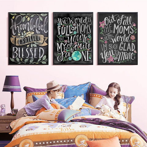 Image of CHALKBOARD QUOTES ON  LIFE & LOVE  Diamond Painting Kit - DAZZLE CRAFTER