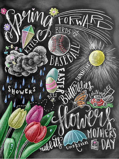 CHALKBOARD QUOTES ON  LIFE & LOVE  Diamond Painting Kit - DAZZLE CRAFTER