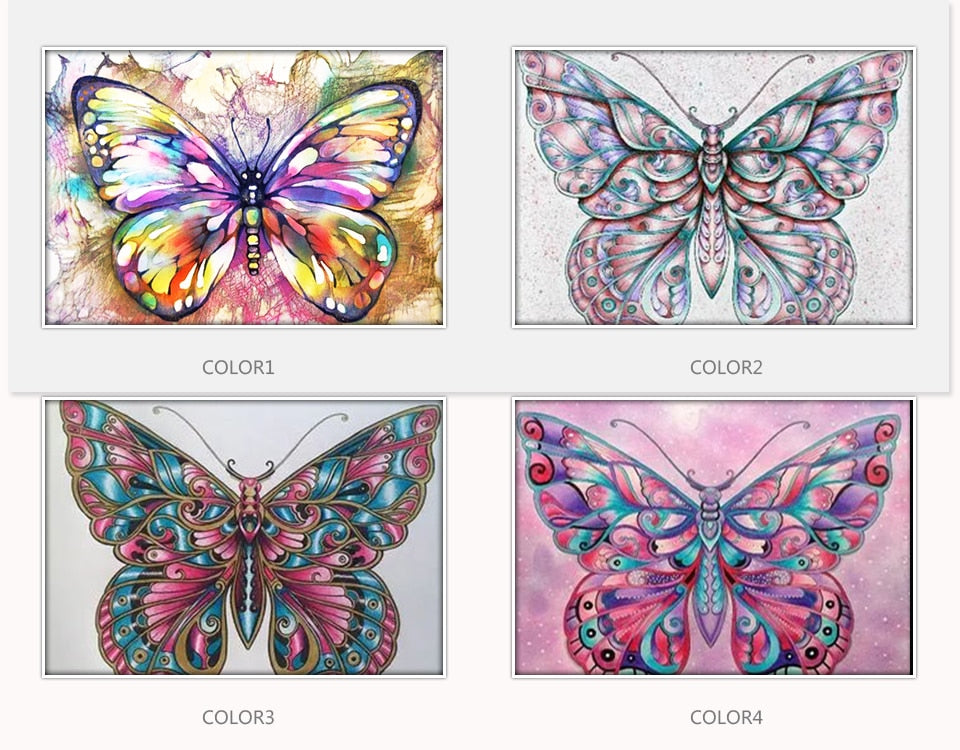 PURPLE SHADES BUTTERFLY SERIES Diamond Painting Kit - DAZZLE CRAFTER