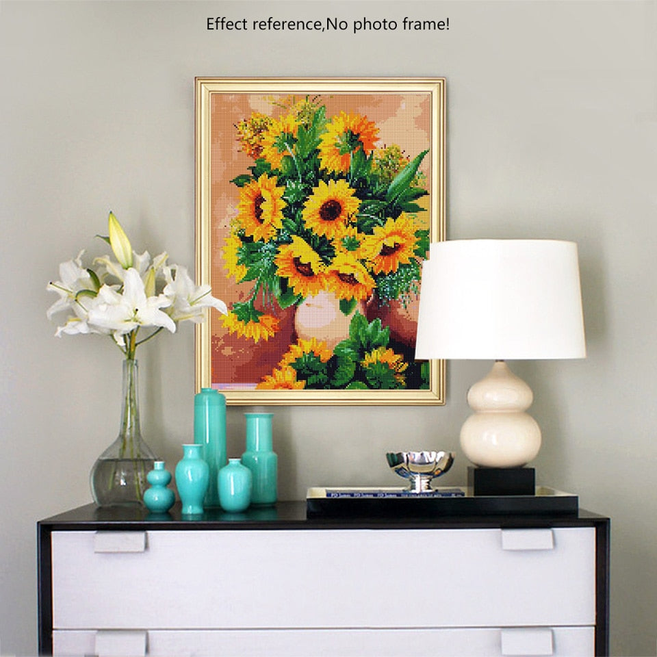 SUNFLOWER BEAUTY Diamond Painting Kit - DAZZLE CRAFTER