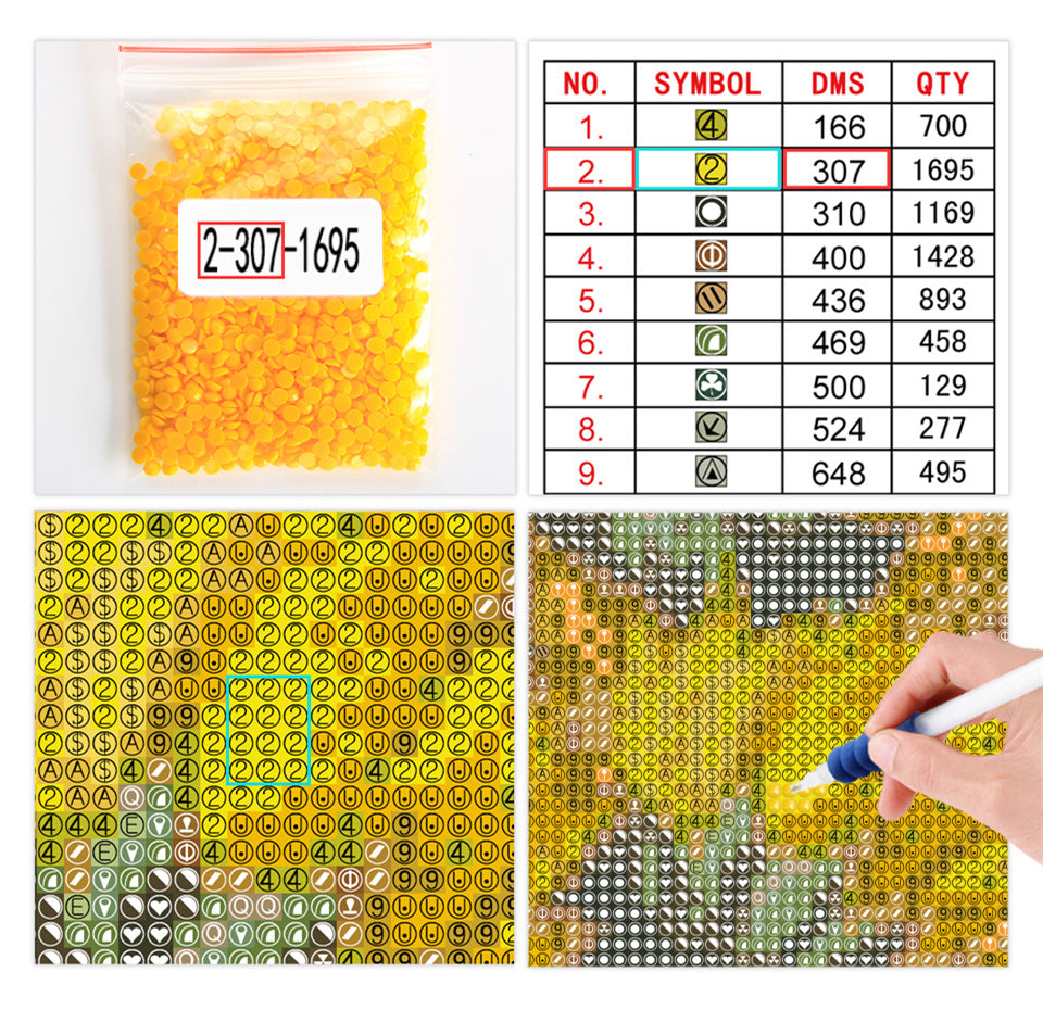 SUNFLOWER BEAUTY Diamond Painting Kit - DAZZLE CRAFTER