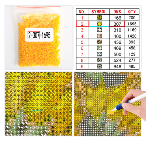 Image of SUNFLOWER BEAUTY Diamond Painting Kit - DAZZLE CRAFTER