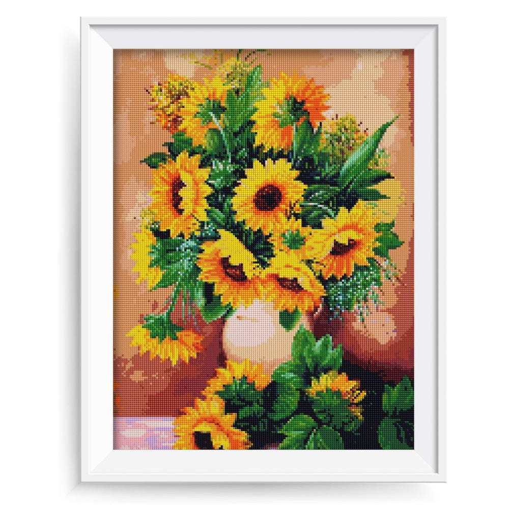 SMILING SUNFLOWERS Diamond Painting Kit – DAZZLE CRAFTER