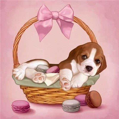 Image of CUTE PUPPY SERIES Diamond Painting Kit - DAZZLE CRAFTER