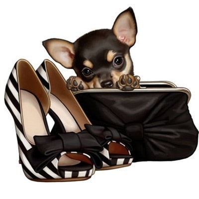 Image of CUTE PUPPY SERIES Diamond Painting Kit - DAZZLE CRAFTER