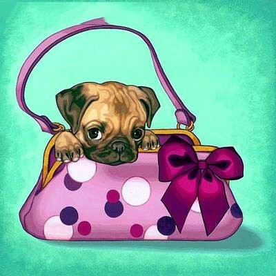 Image of CUTE PUPPY SERIES Diamond Painting Kit - DAZZLE CRAFTER