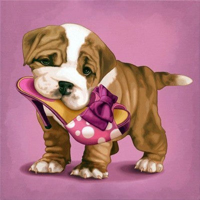 Image of CUTE PUPPY SERIES Diamond Painting Kit - DAZZLE CRAFTER