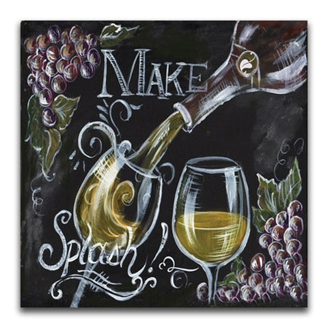 Image of MAKE A SPLASH CHALKBOARD  Diamond Painting Kit - DAZZLE CRAFTER