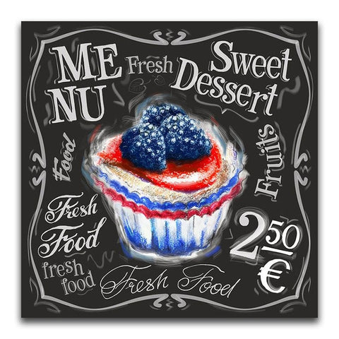 Image of BlueBerry Cupcake Diamond Painting Kit - DAZZLE CRAFTER