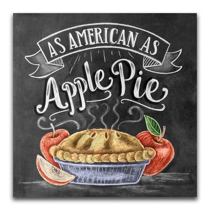 As American As Apple Pie Diamond Painting Kit - DAZZLE CRAFTER