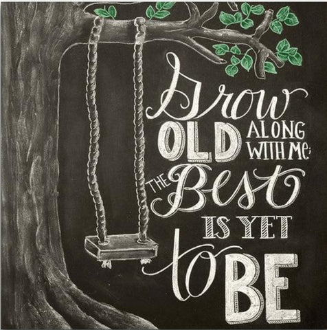 Image of Grow Old Along With Me Diamond Painting Kit - DAZZLE CRAFTER