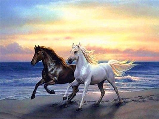 GALLOPING HORSES SERIES Diamond Painting Kit - DAZZLE CRAFTER