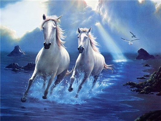 GALLOPING HORSES SERIES Diamond Painting Kit - DAZZLE CRAFTER