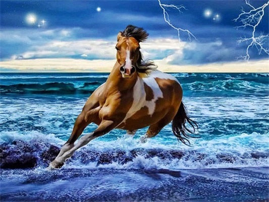GALLOPING HORSES SERIES Diamond Painting Kit - DAZZLE CRAFTER