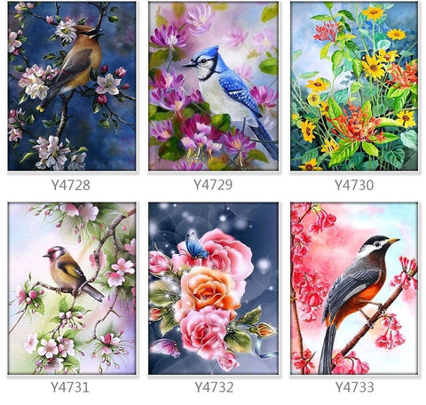 Image of BEAUTIFUL BIRDS SERIES Diamond Painting Kit - DAZZLE CRAFTER