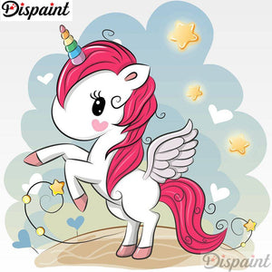 Pink Unicorn Love Diamond Painting Kit - DAZZLE CRAFTER