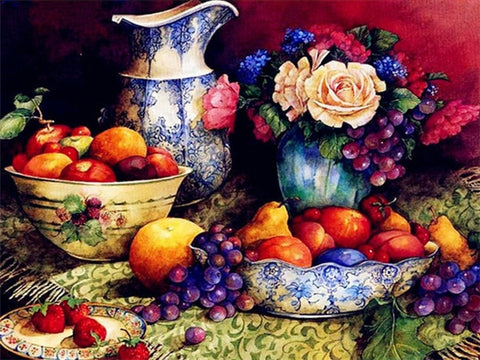 Image of FRUITS & WINE SERIES Diamond Painting Kit - DAZZLE CRAFTER