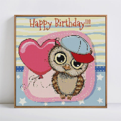 Image of HAPPY BIRTHDAY LOVE Diamond Painting Kit - DAZZLE CRAFTER