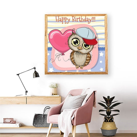 Image of HAPPY BIRTHDAY LOVE Diamond Painting Kit - DAZZLE CRAFTER