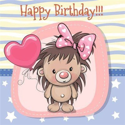 Image of HAPPY BIRTHDAY LOVE Diamond Painting Kit - DAZZLE CRAFTER