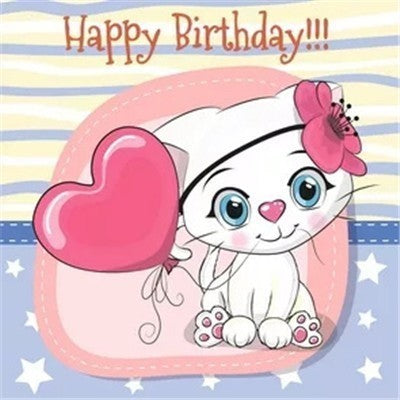 Image of HAPPY BIRTHDAY LOVE Diamond Painting Kit - DAZZLE CRAFTER