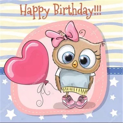 Image of HAPPY BIRTHDAY LOVE Diamond Painting Kit - DAZZLE CRAFTER