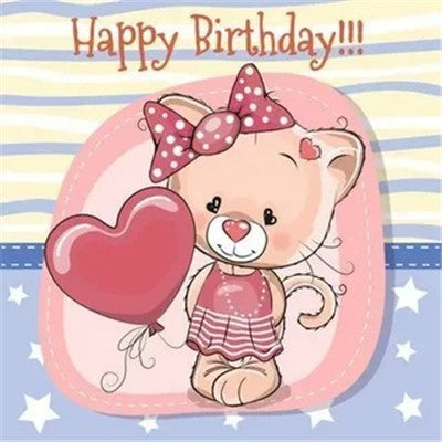 Image of HAPPY BIRTHDAY LOVE Diamond Painting Kit - DAZZLE CRAFTER