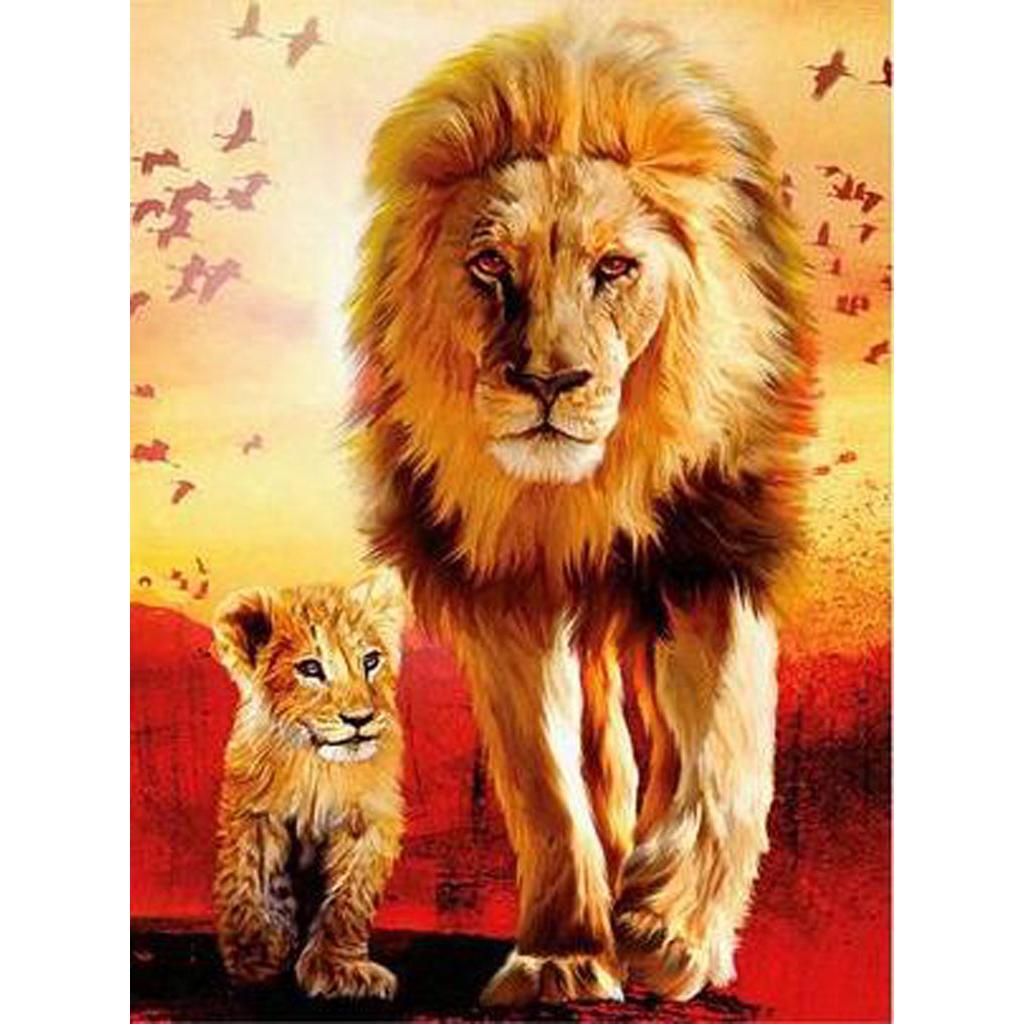 KING OF THE JUNGLE  Diamond Painting Kit