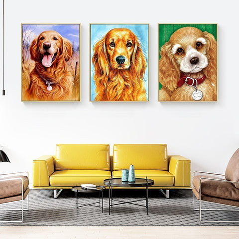 Image of MY PET DOGS Diamond painting Kit - DAZZLE CRAFTER