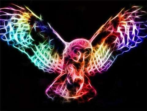 Image of NEON MULTICOLOR ANIMAL SERIES Diamond Painting Kit - DAZZLE CRAFTER