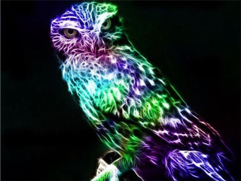 Image of NEON MULTICOLOR ANIMAL SERIES Diamond Painting Kit - DAZZLE CRAFTER