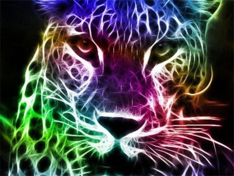 Image of NEON MULTICOLOR ANIMAL SERIES Diamond Painting Kit - DAZZLE CRAFTER