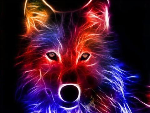 Image of NEON MULTICOLOR ANIMAL SERIES Diamond Painting Kit - DAZZLE CRAFTER