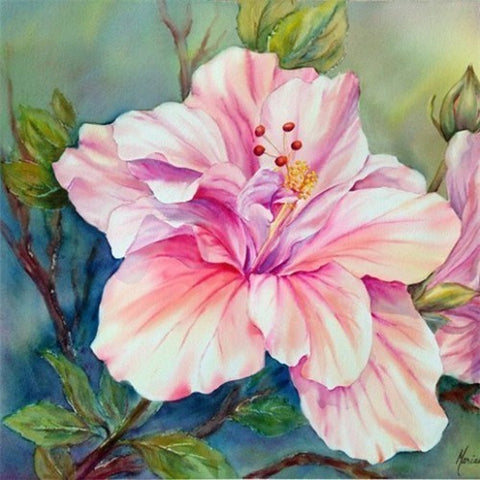 Image of PASTEL FLOWERS SERIES Diamond Painting Kit - DAZZLE CRAFTER