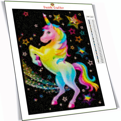 Image of STAR UNICORN Diamond Painting Kit - DAZZLE CRAFTER